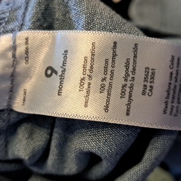 Carter's romper 9 months New - Picture 6 of 6